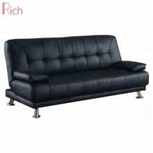 Classic European Design Style lounge canape Leisure metal legs leather recliner living room furniture button back Sofa